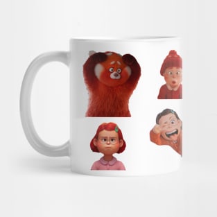 Turning Red Mei Lee sticker pack Mug